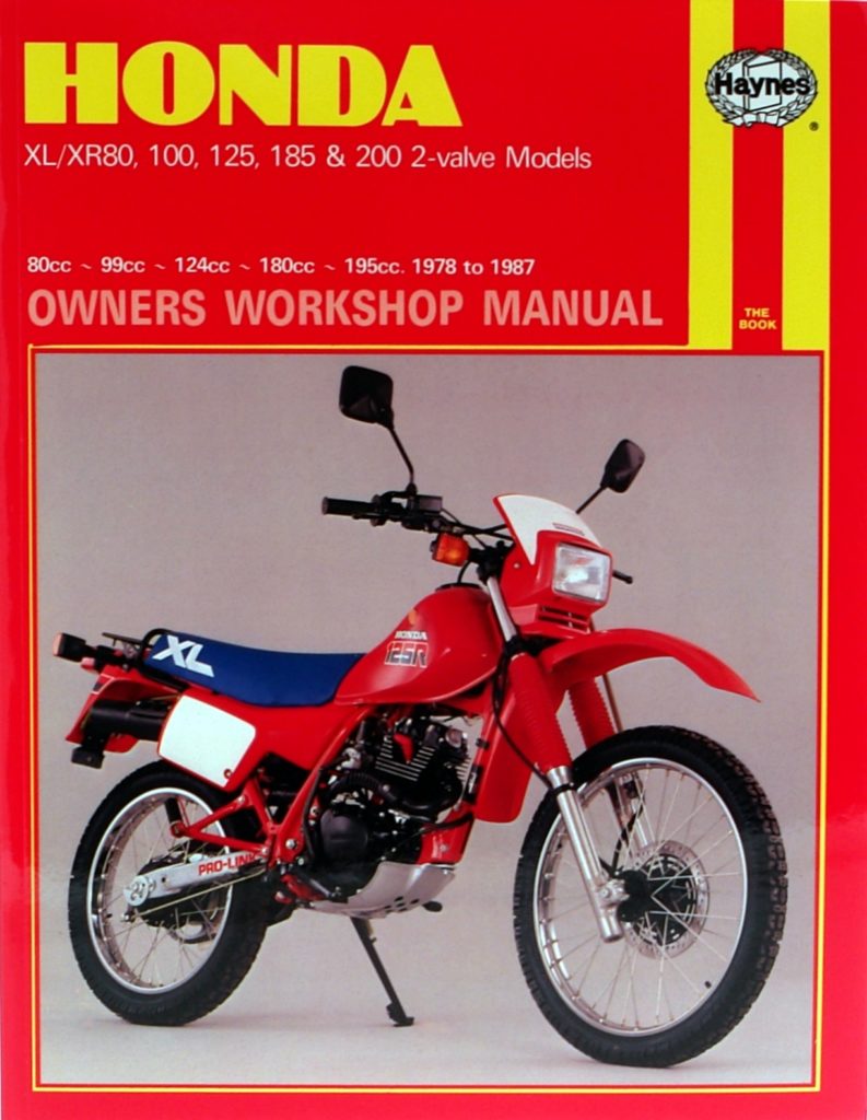 Honda xr 125 workshop manual download